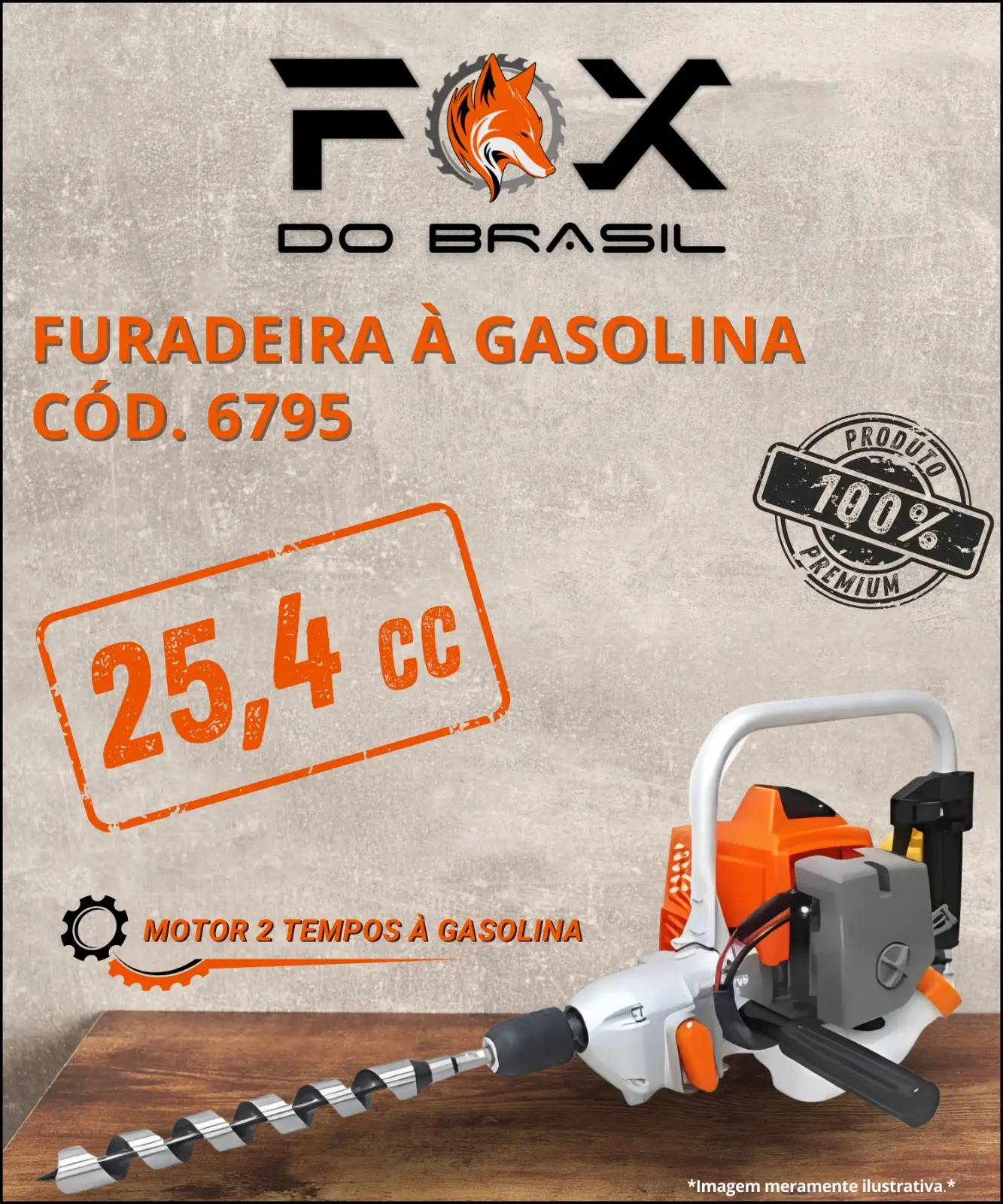 Furadeira a Gasolina