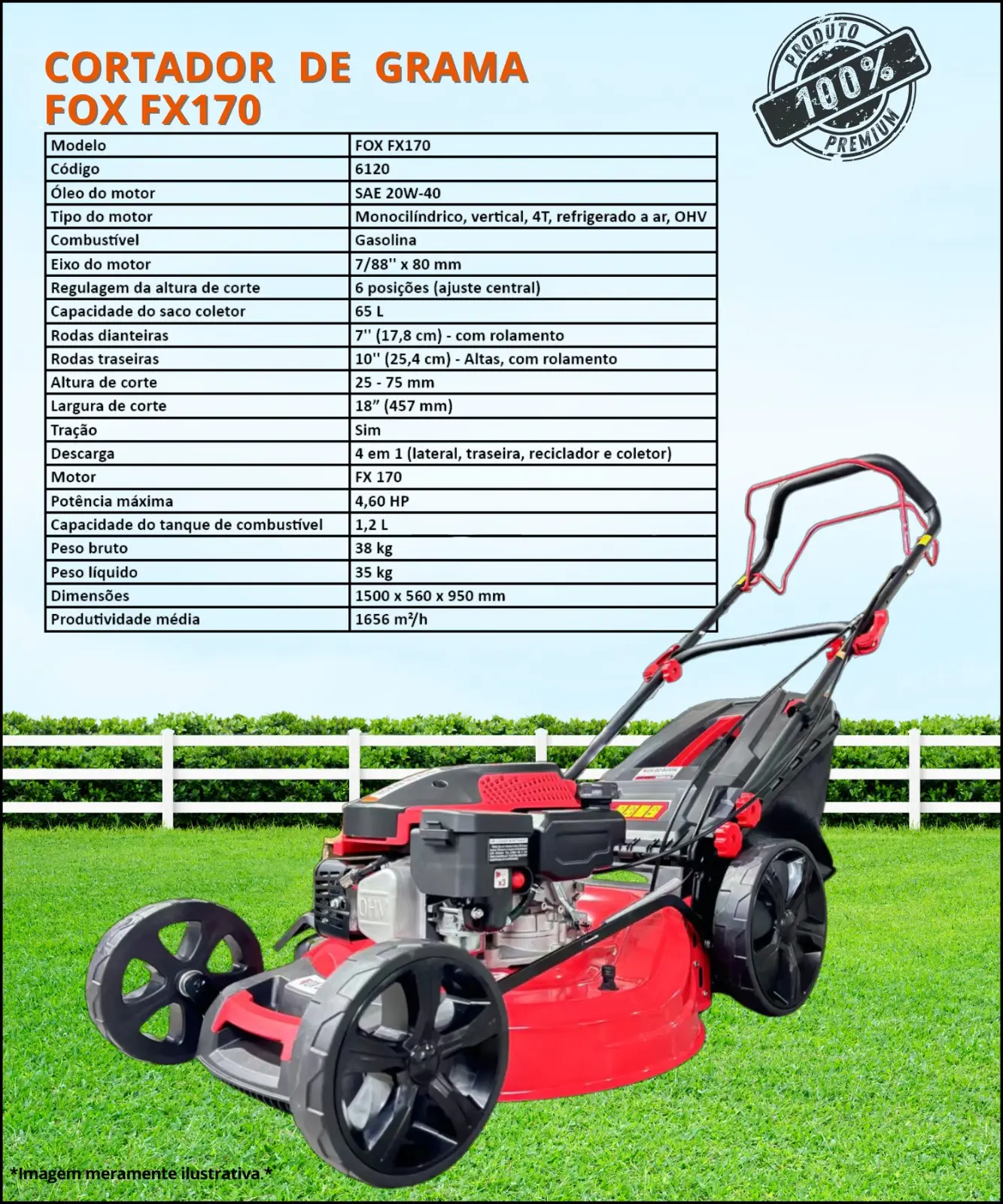 Cortador de Grama – FOX FX170