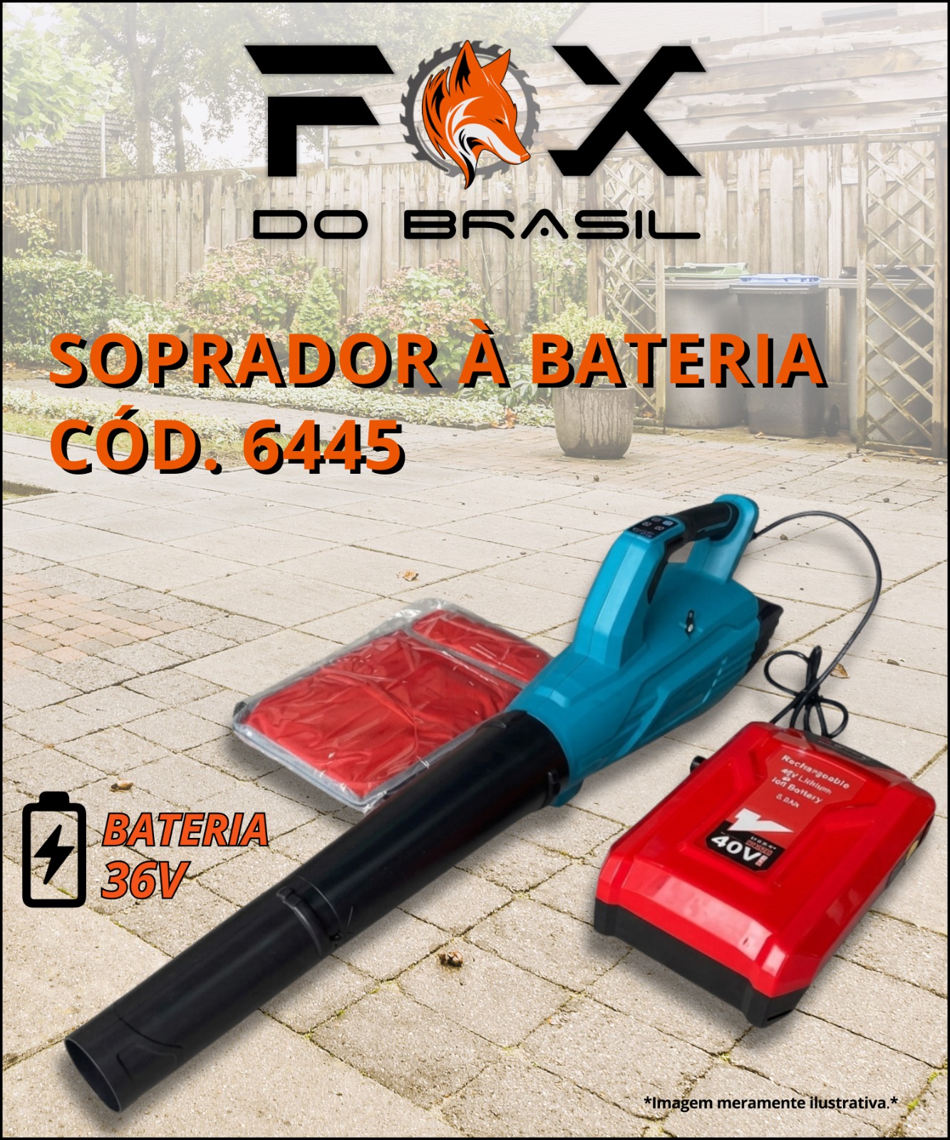 Soprador à Bateria